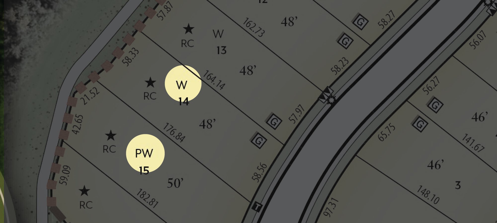 How to read lot maps